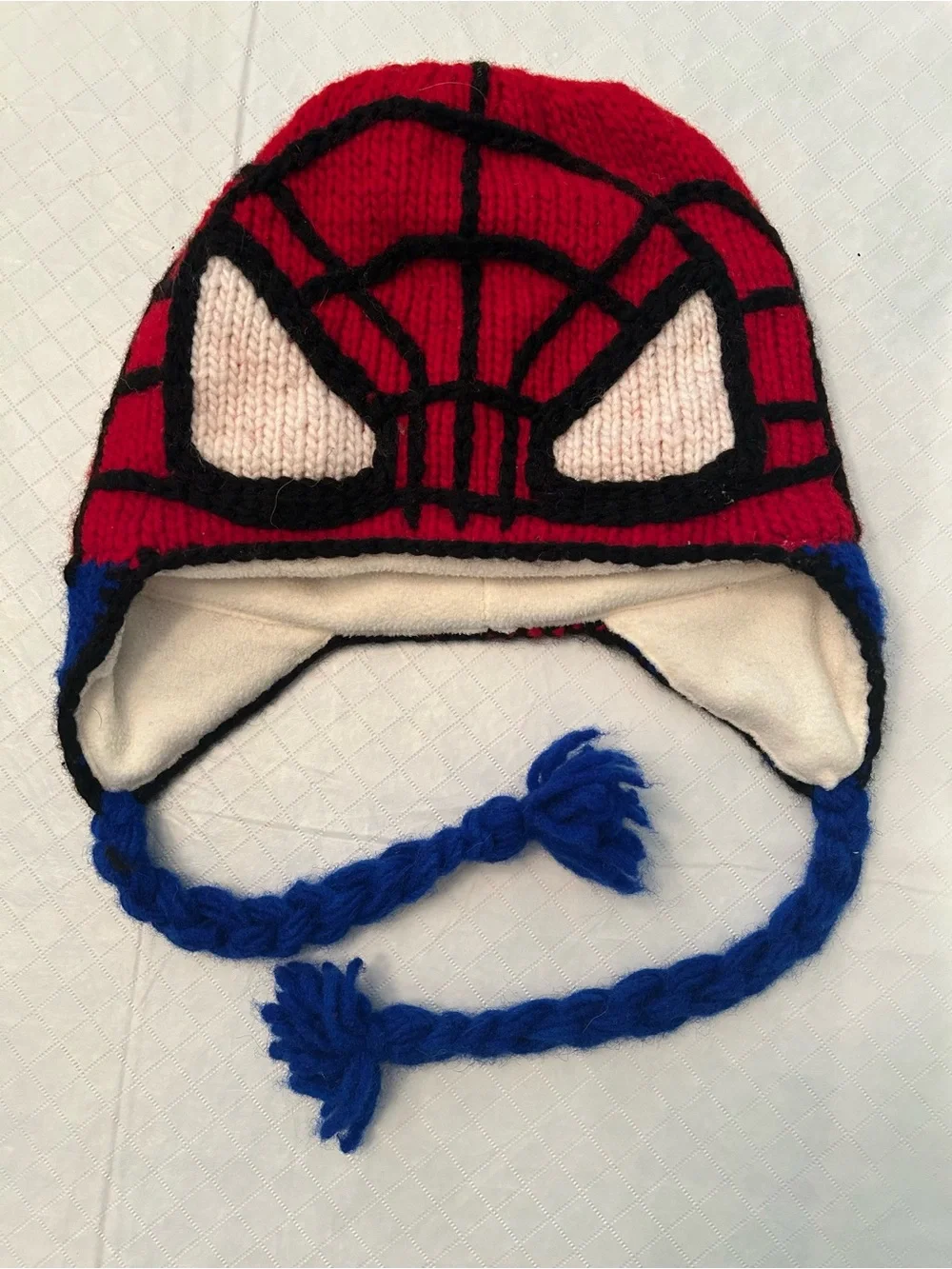 Handmade Spider-Man Knit Beanie